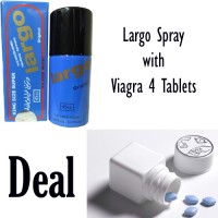 Deal of Largo Delay Spray with Vaigra 4 Tablets